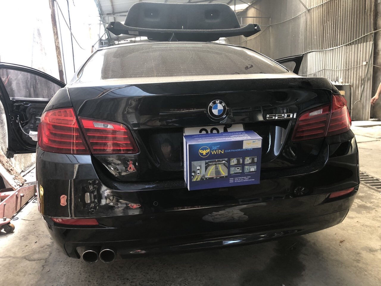 Lắp đặt camera 360 độ cho BMW 520i - Camera 360 độ Owin